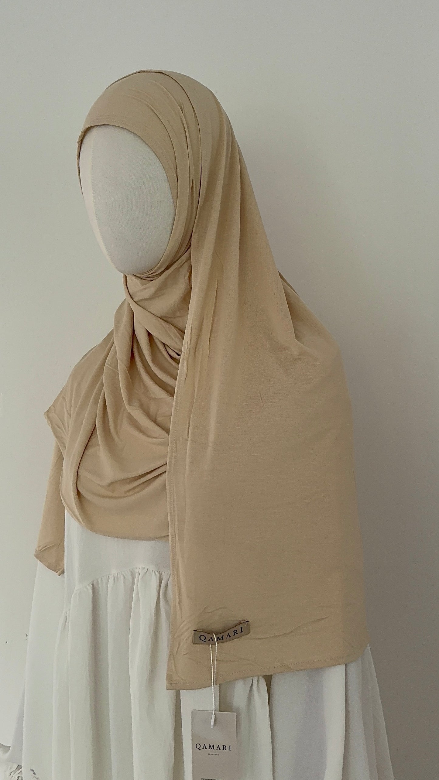 Beige Bamboo Hijab