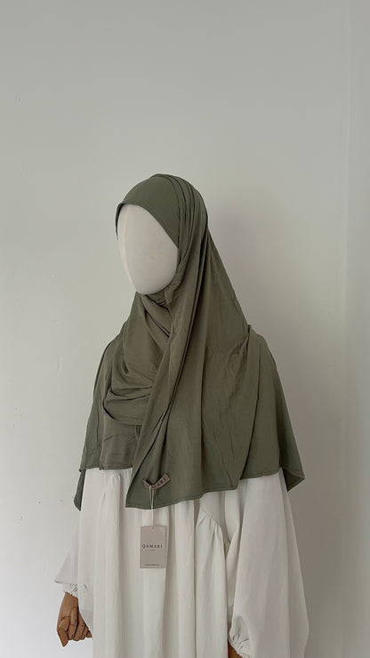Mintgrün bamboo Hijab