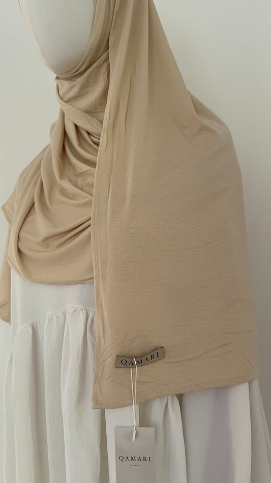 Beige Bamboo Hijab
